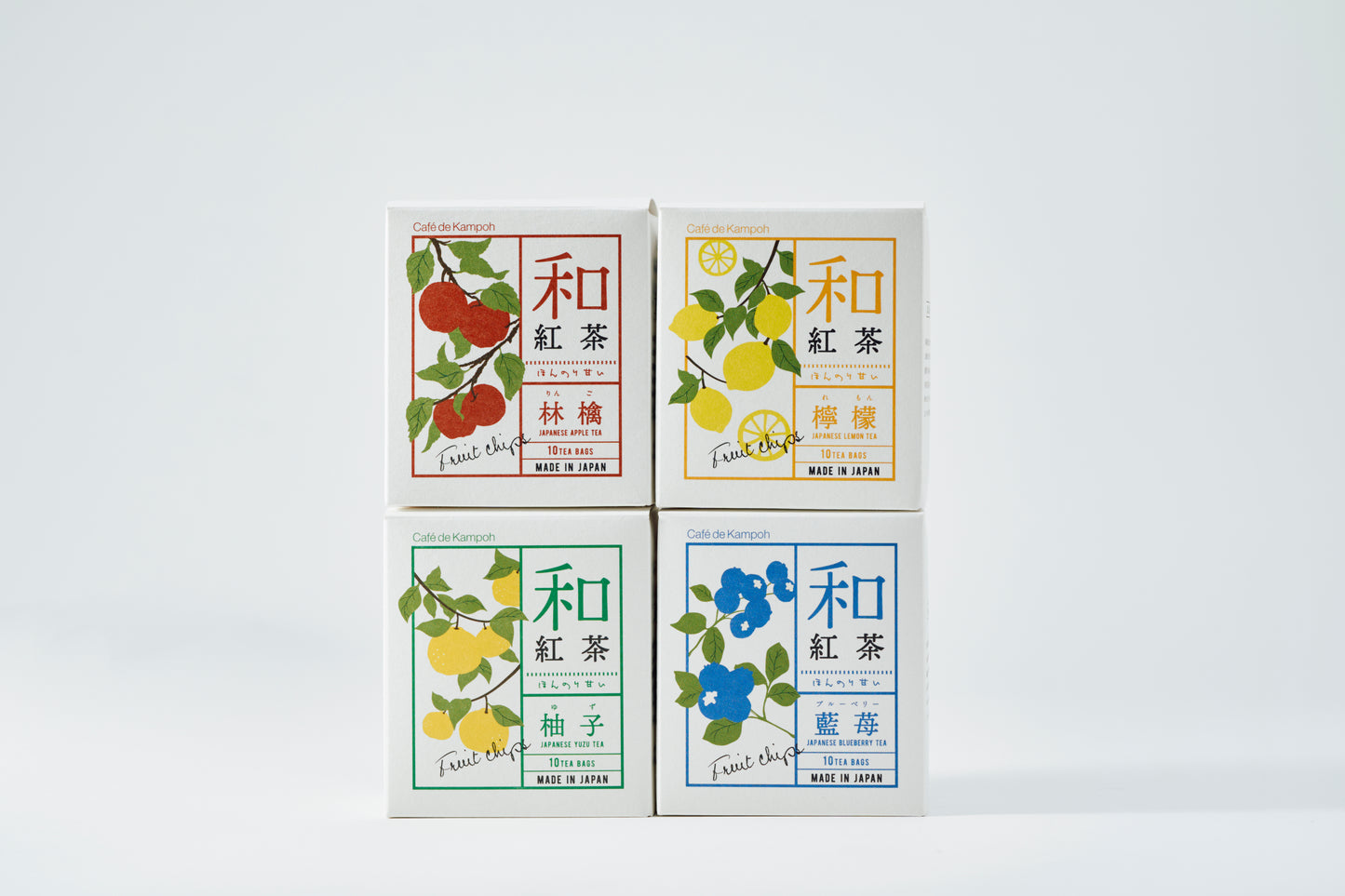 Slightly sweet Japanese black tea - blueberry