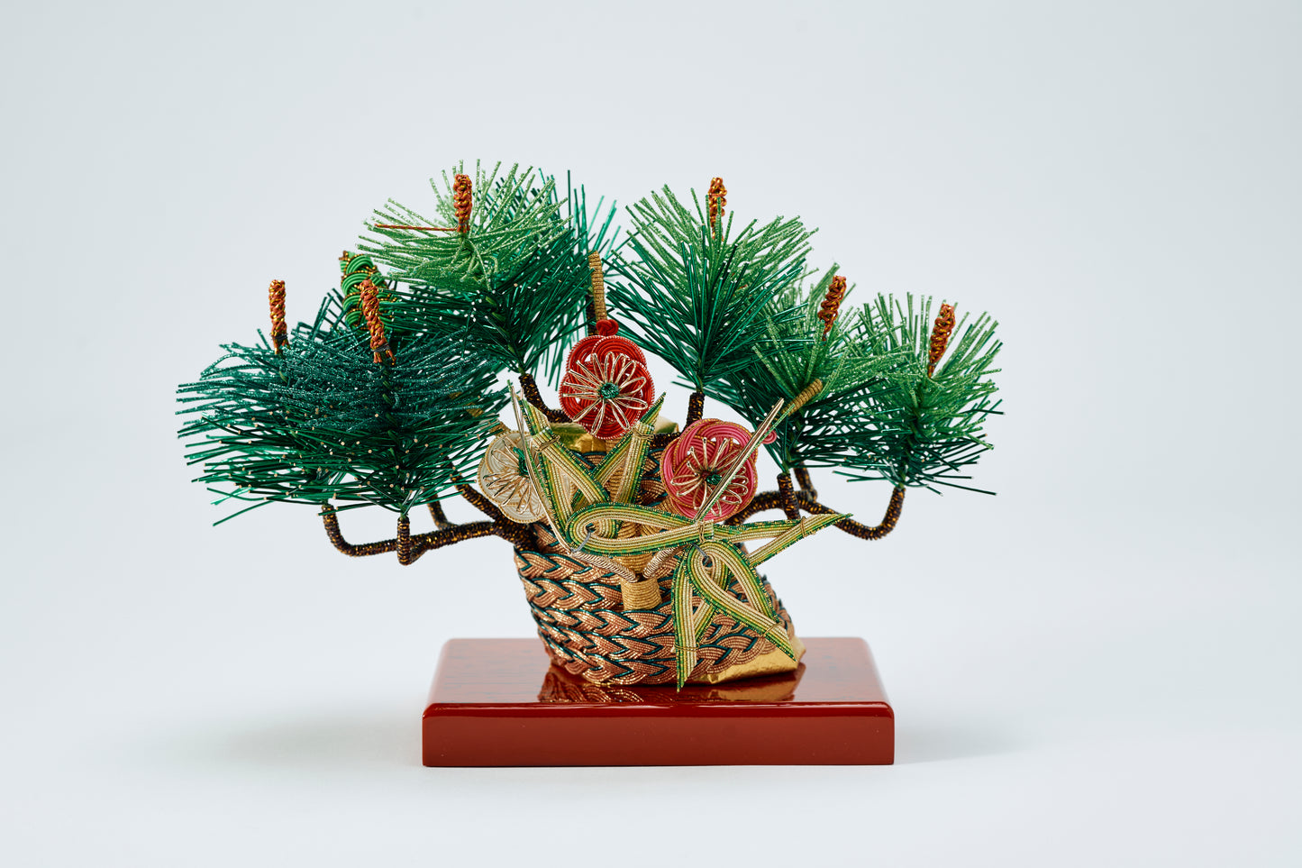 Mizuhiki ornament Shochikubai (pine, bamboo and plum trees)