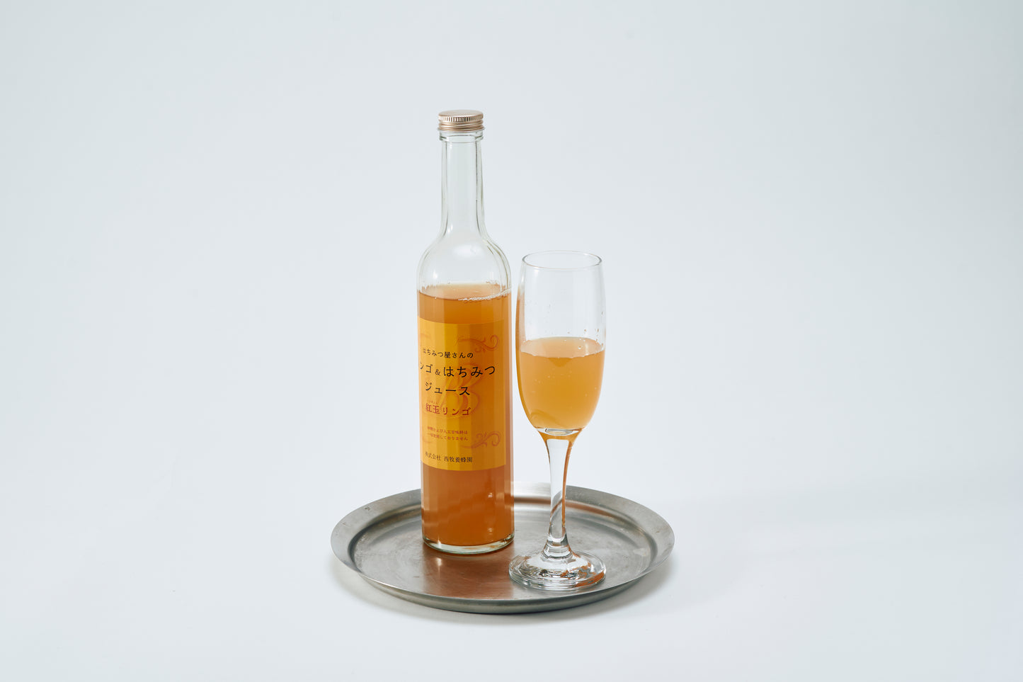 HONEY-SWEETENED “KOGYOKU” APPLE JUICE 500ml 3pcs set in a gift box