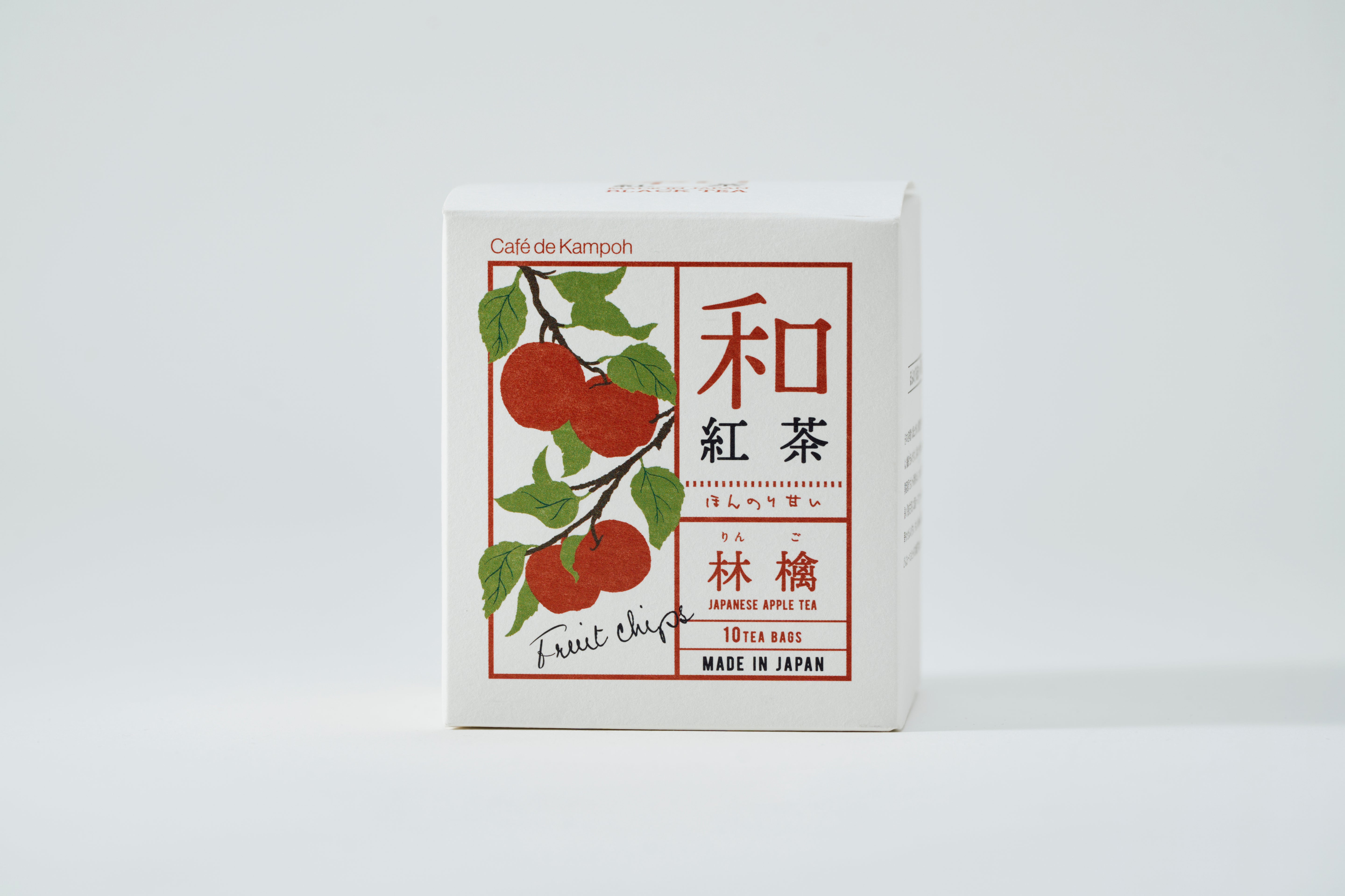 Slightly sweet Japanese black tea - apple 